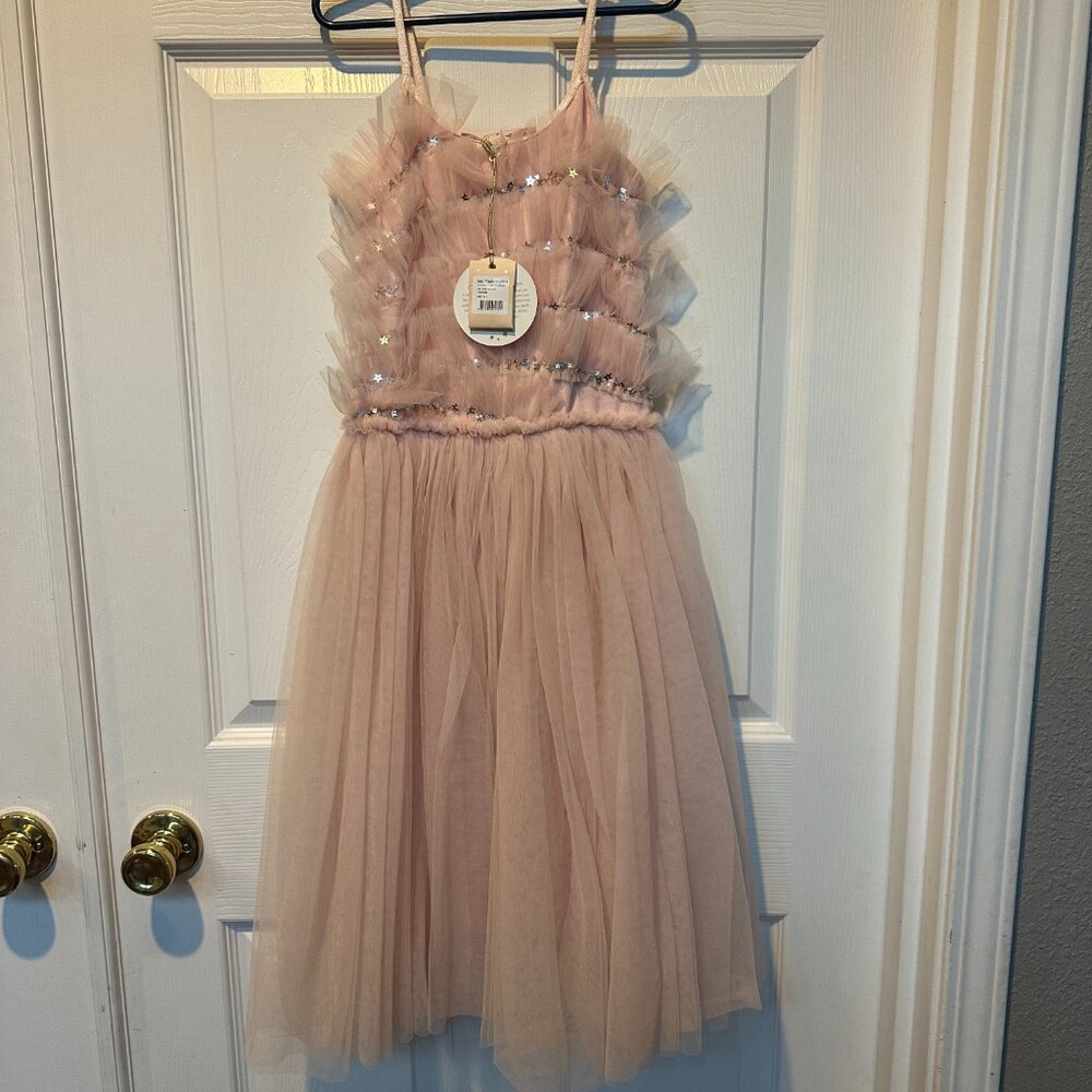 Tutu Du Monde Blush Pink Tulle Party Dress with Star Embellishments